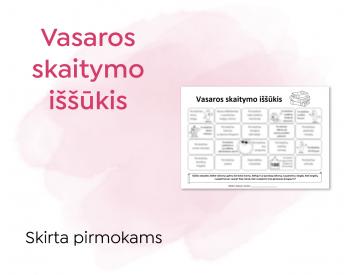 Vasaros skaitymo iššūkis - pirmokams