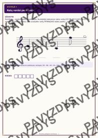 Muzikos pabėgimo kambarys 5-8 klasei. 20 stočių žaidimas