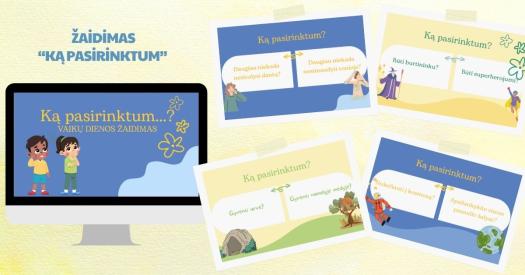 Žaidimas vaikams.