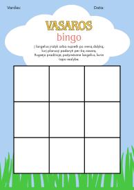 Vasaros BINGO