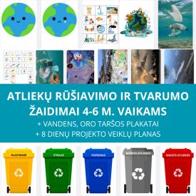 ŽEMĖS DIENOS ŽAIDIMAI IR PROJEKTINĖS VEIKLOS PLANAS 4-6 M VAIKAMS