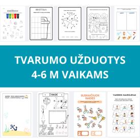 TVARUMO UŽDUOTYS: RŪŠIUOJAME IR SAUGOME GAMTĄ 4-6 M VAIKAMS