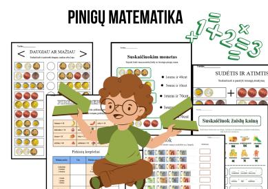 Matematinės užduotys apie pinigus