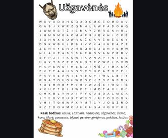 Užgavėnių braukažodis