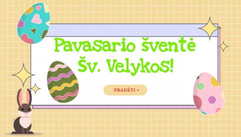 Interaktyvus Velykų pristatymas