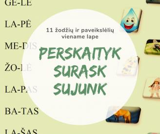 Surask žodeliui paveikslėlį