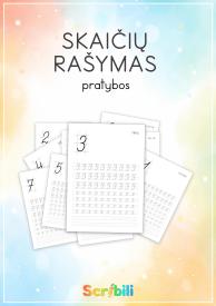 Skaičių rašymas ir skaičiavimas iki 10