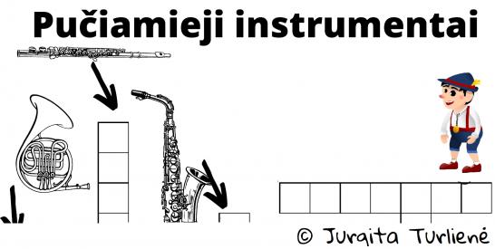 Pučiamieji instrumentai - kryžiažodis