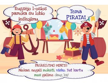 Mokslo metų pradžios pamoka. Lobio ieškojimas.