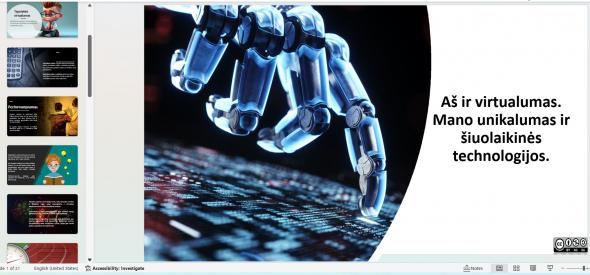 Aš ir virtualumas Mano unikalumas ir šiuolaikinės technologijos 11 klasei